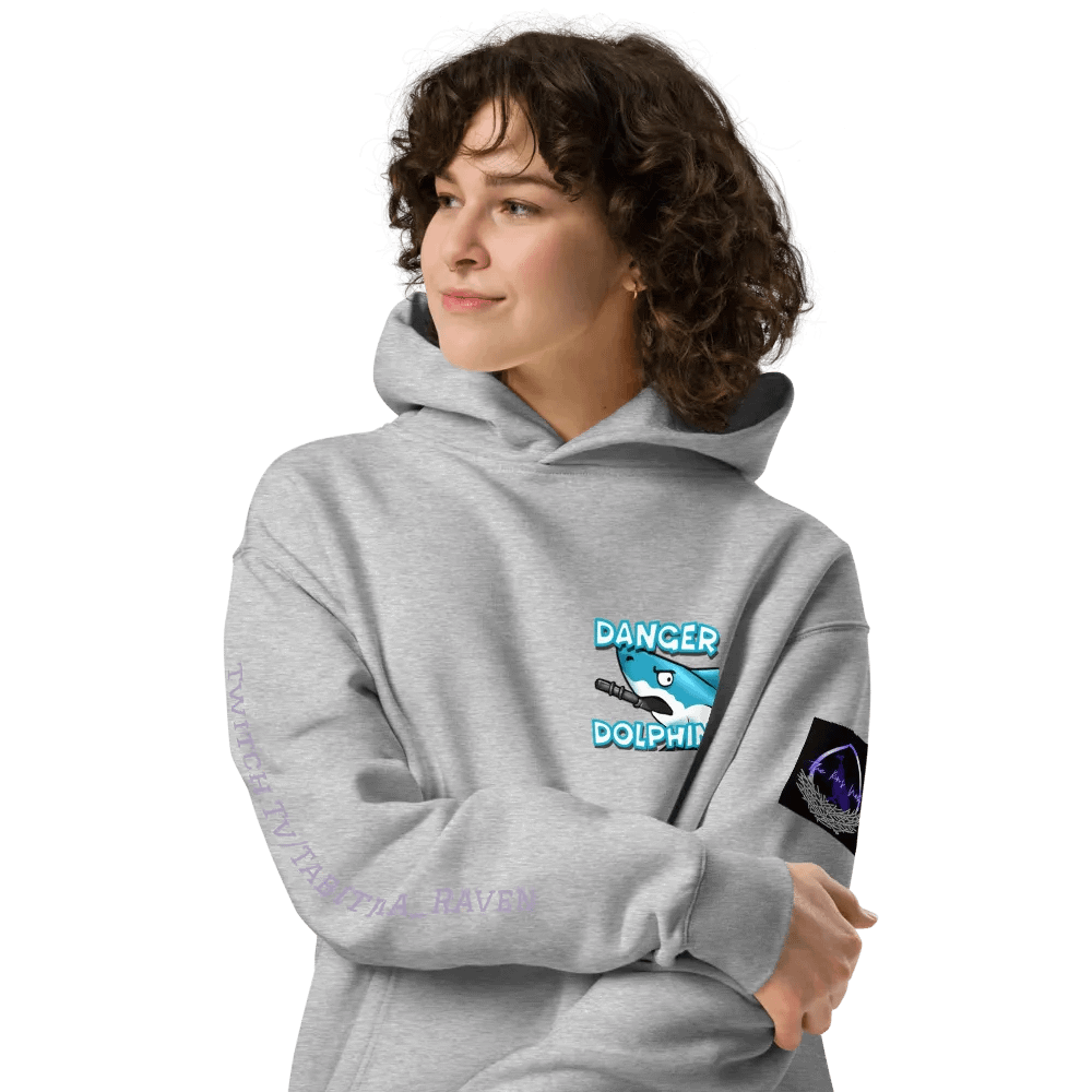 Danger Dolphin Unisex Oversized Hoodie product image (24)