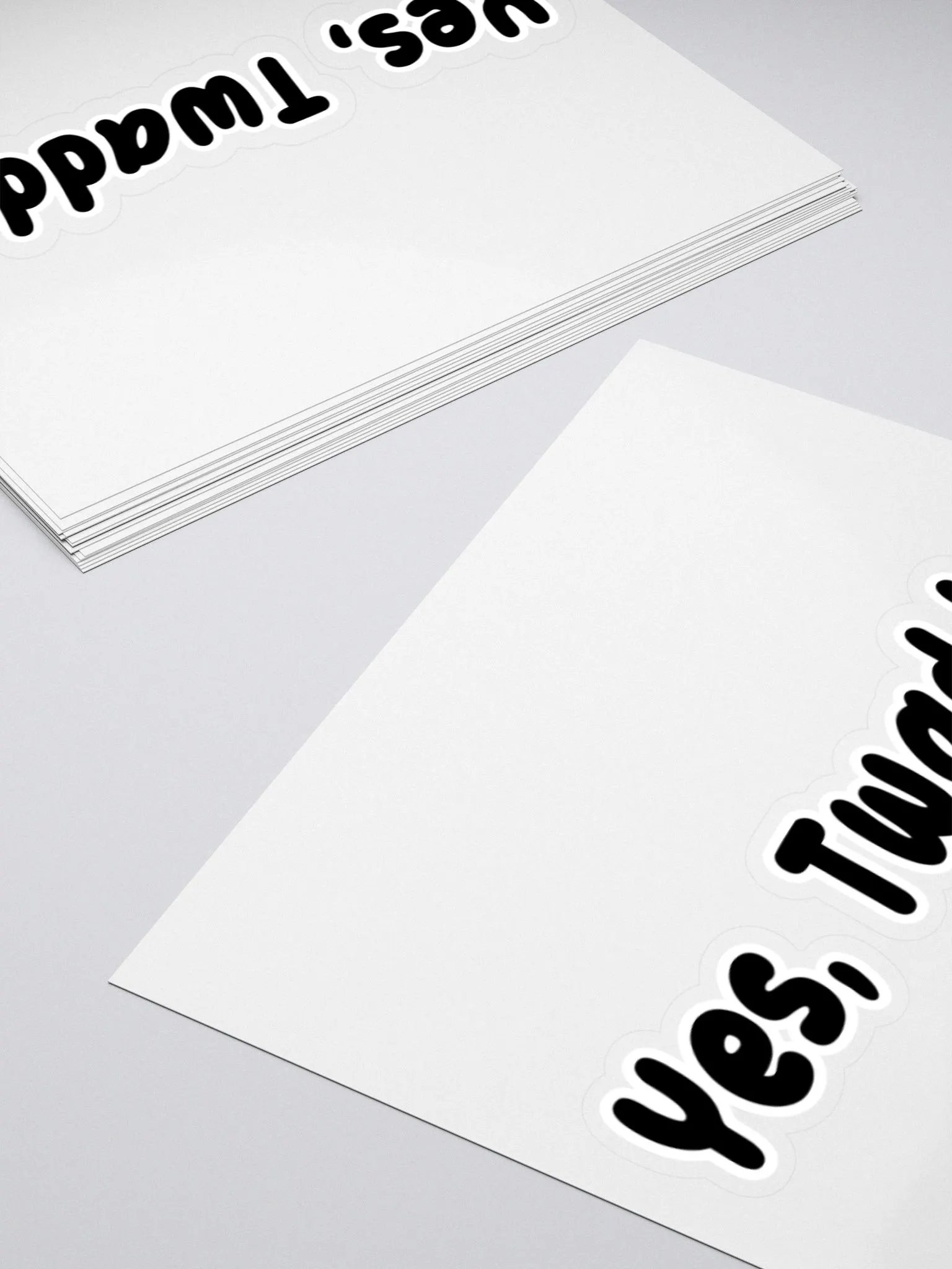 Yes, Twaddy? Sticker product image (10)