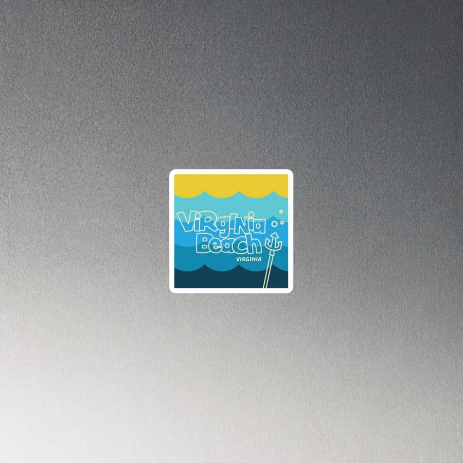 Virginia Beach Waves Magnet product image (4)