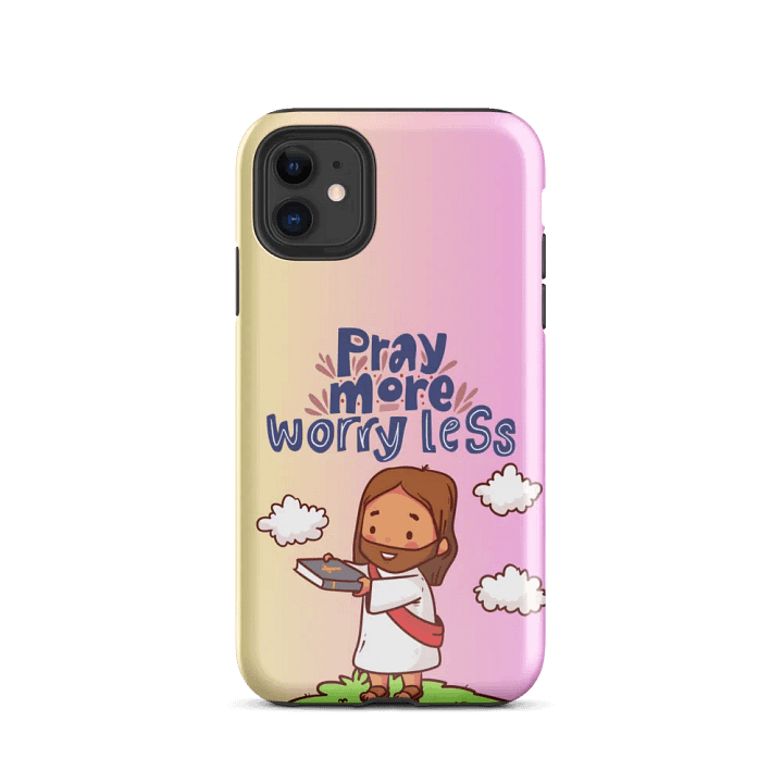 Pray more iPhone® Tough Case product image (24)
