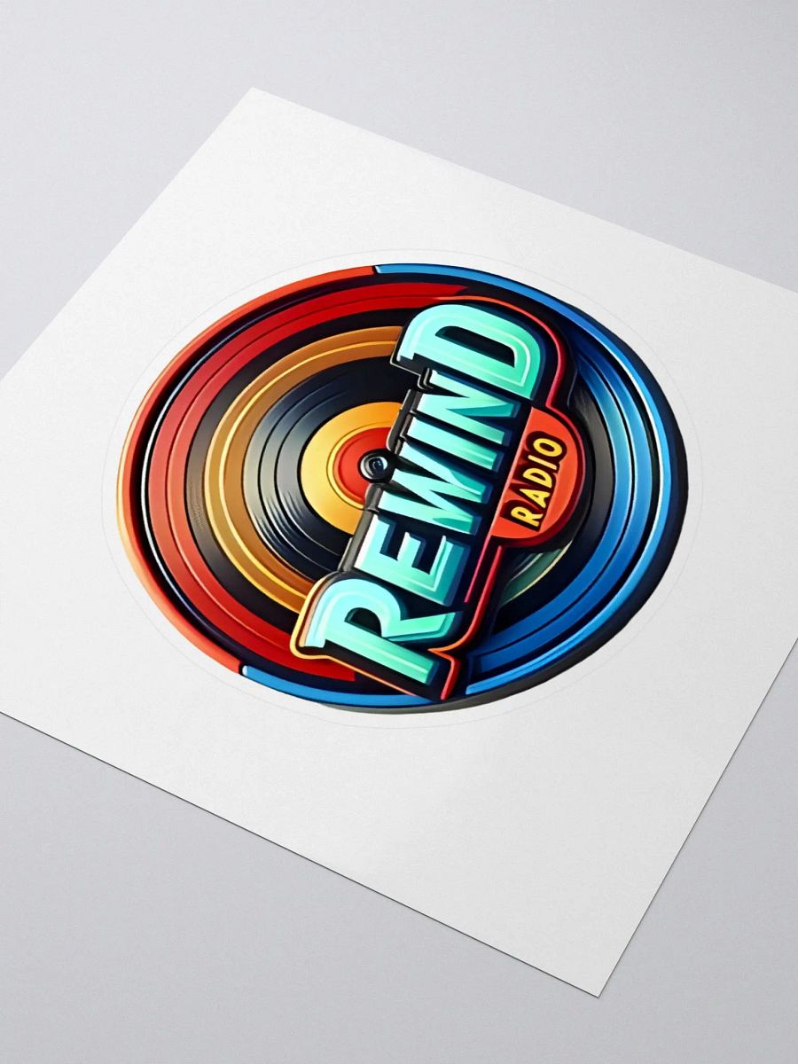 Rewind Radio Vinyl Logo Stickers product image (3)