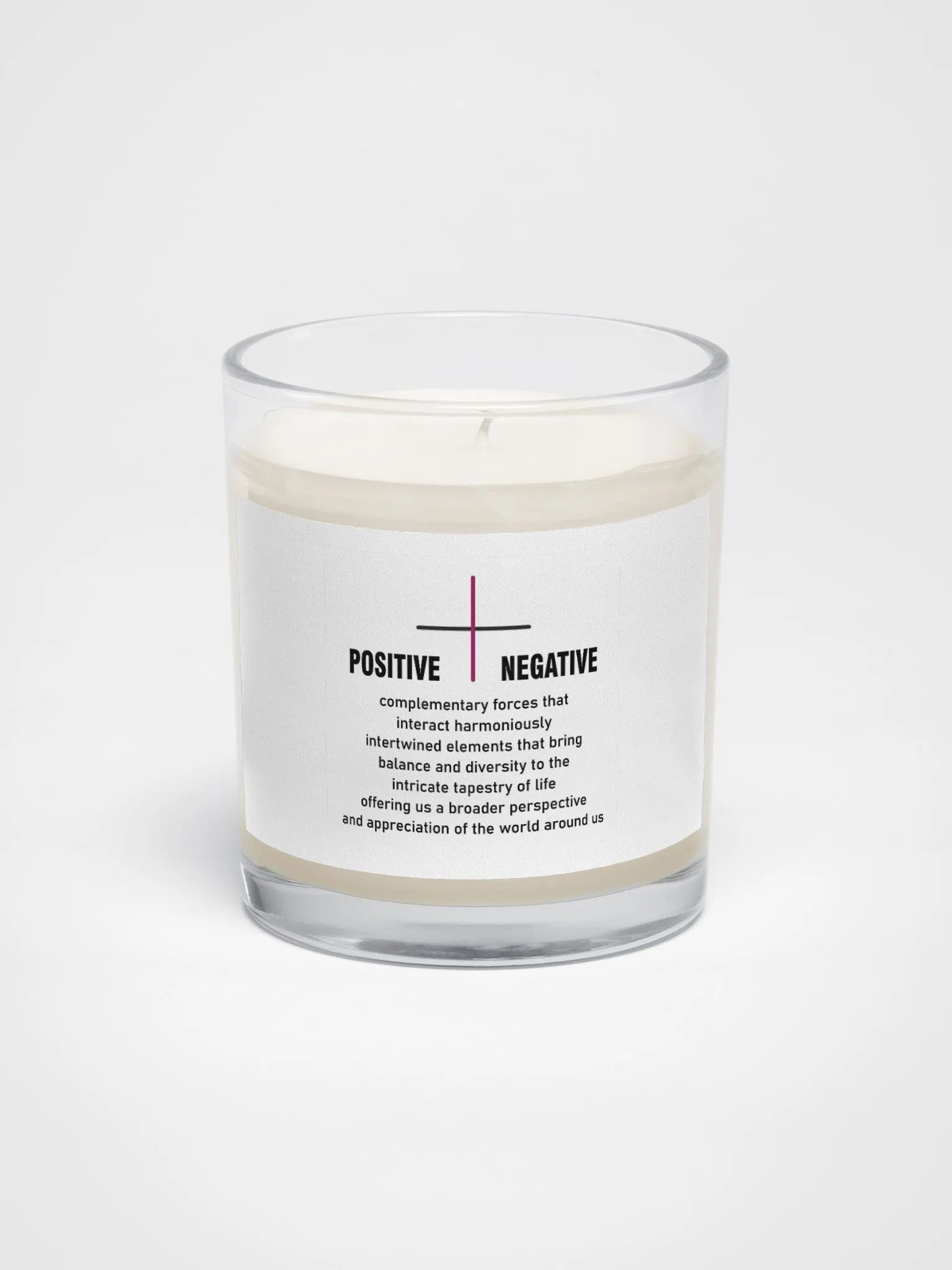 Positive and negative Candle product image (1)