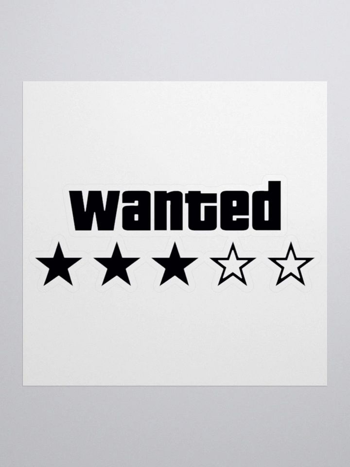 Sticker Wanted [3 Stars] product image (1)