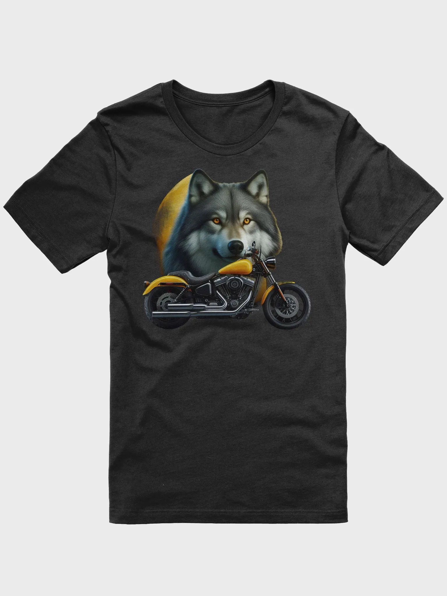Motorcycle and Wolf - Unisex T-Shirt #20 product image (1)