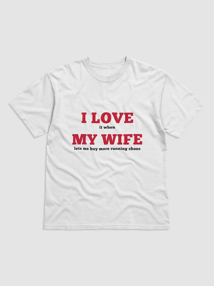 Bold Red 'I Love My Wife' Tee product image (1)