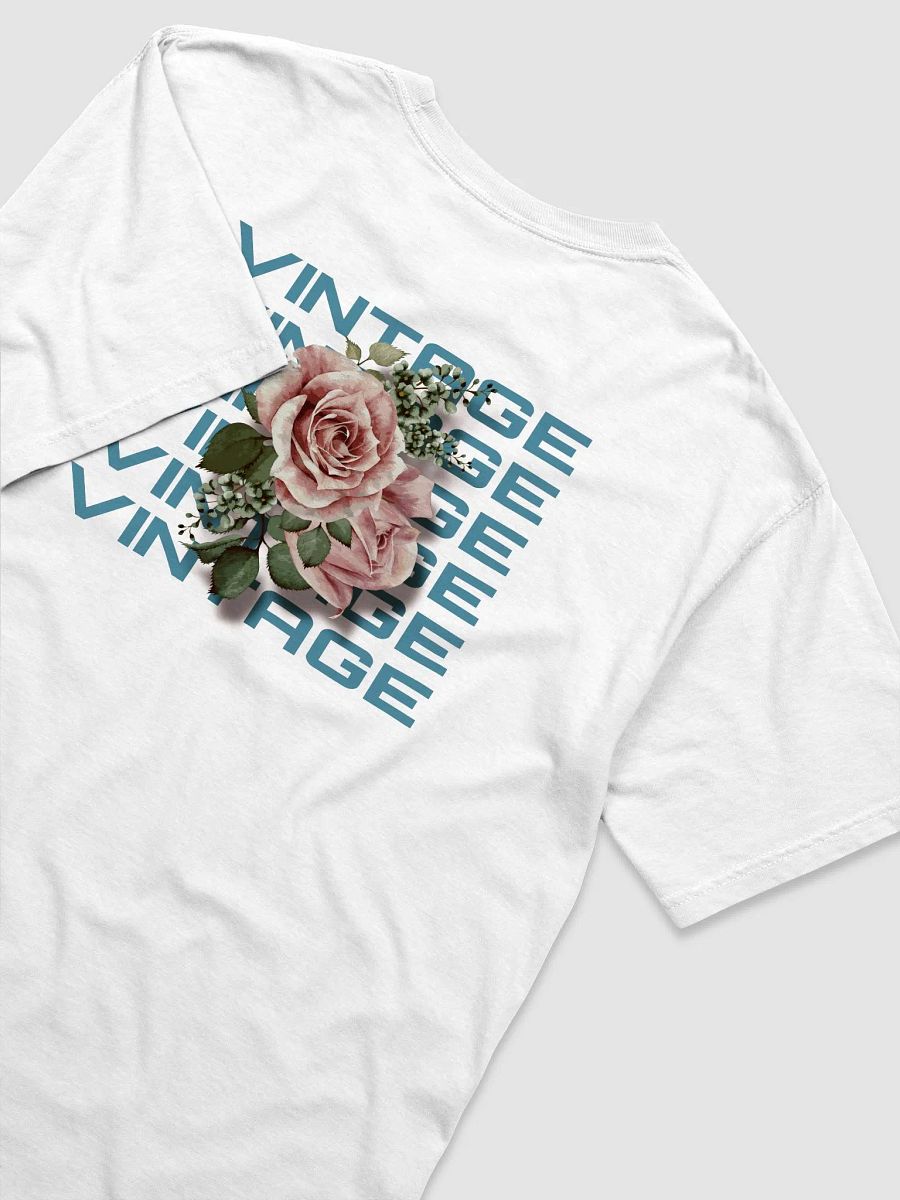 Vintage Rose Patterned T-Shirt product image (1)