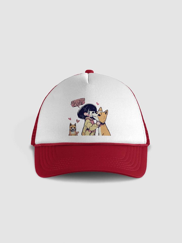 Hug Me Doggie Hooded Trucker Hat product image (2)
