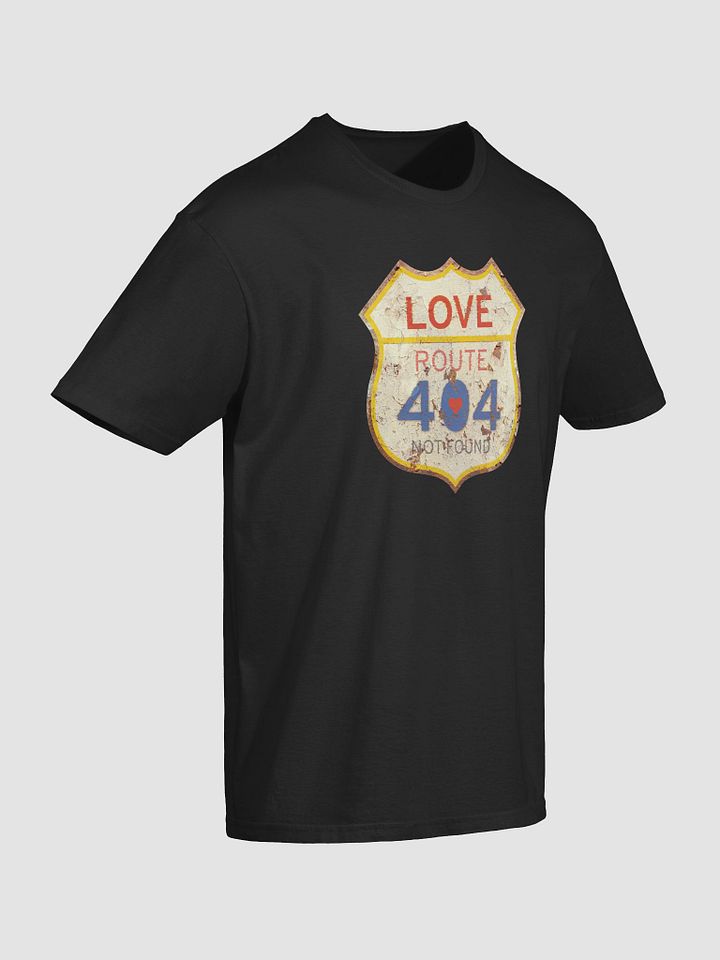 Love Route 404 Not Found Retro Style (Front Side) Gildan Unisex Softstyle T-Shirt product image (12)