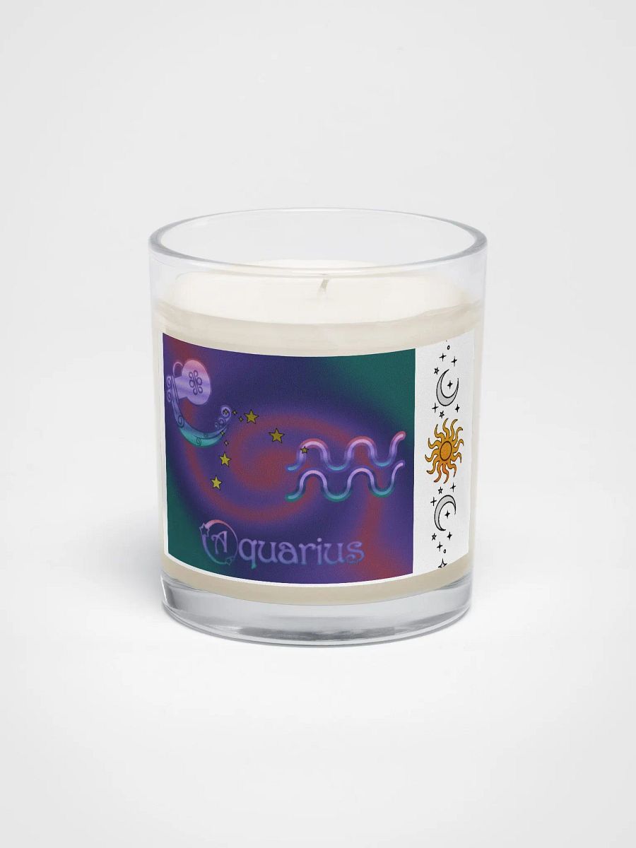 Zodiac Aquarius Soy Wax Candle product image (1)