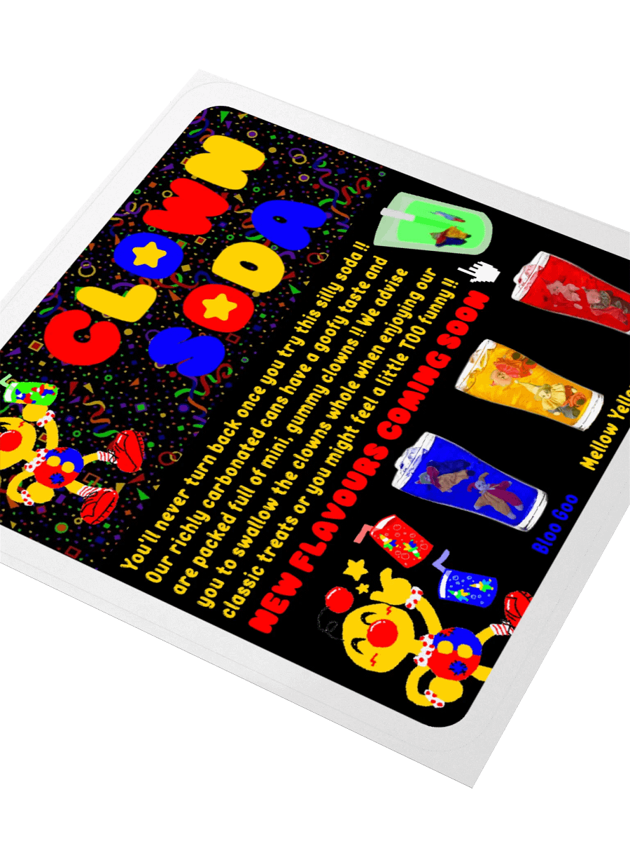 Boyoyoing Clown Soda Website Sticker product image (3)