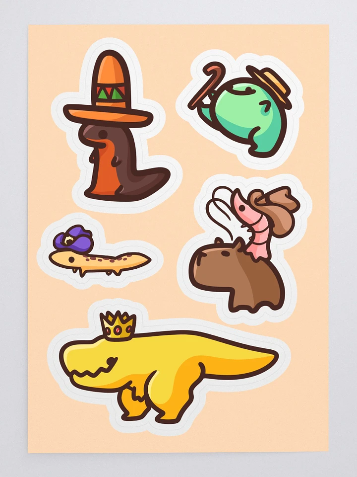 Animals with Hats Stickers! product image (1)