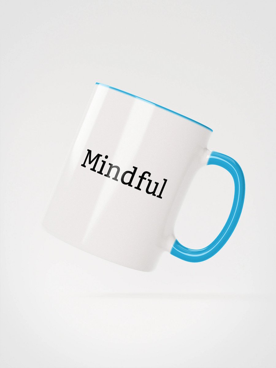 “Mindful” Upbeat White Mug with Color product image (3)