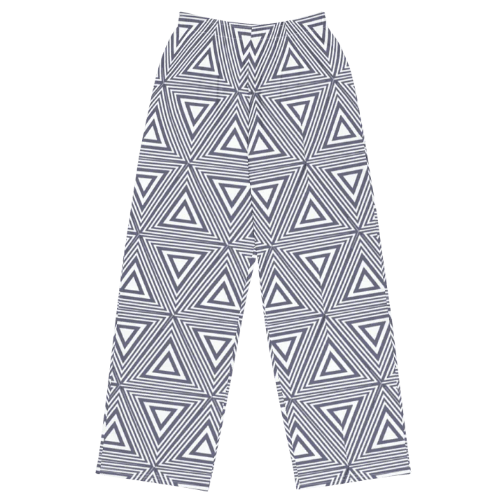 Gray Triangles Wideleg Pants product image (2)