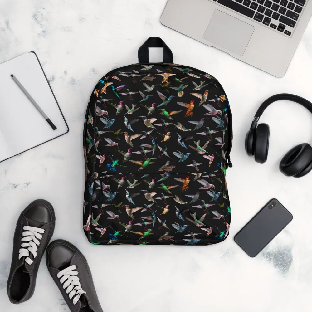 Vibrant Hummingbird Flight Backpack for birders moms dads friends product image (12)