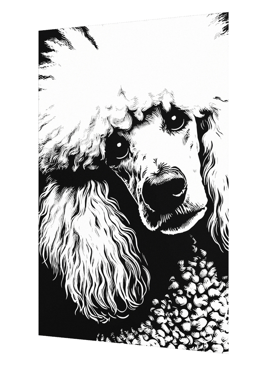 Pop Art Poodle Print / Frame Not Included product image (2)