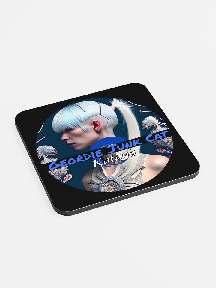 Katana THREE Drink Coaster (3.74″x 3.74″, US and EU SHIPPING) product image (2)