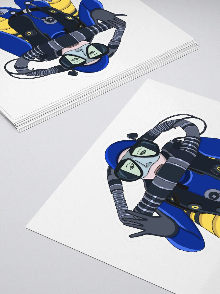 Rebreather Diver Sticker product image (4)