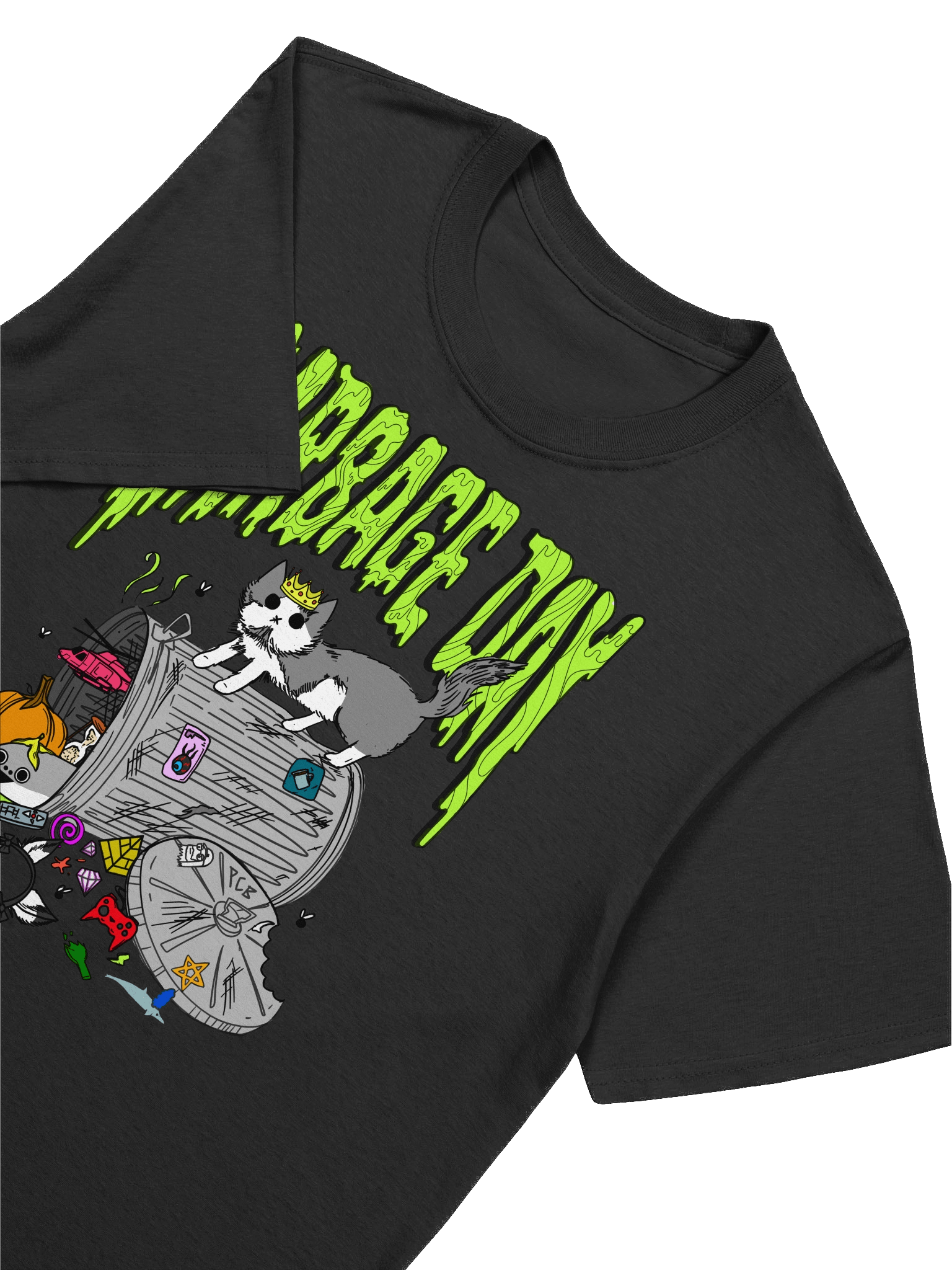 garbage day printed shirt product image (7)