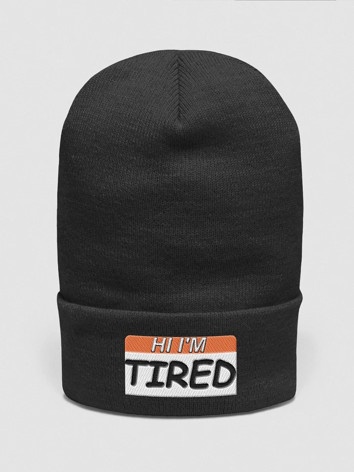 Tired comfy hat product image (4)