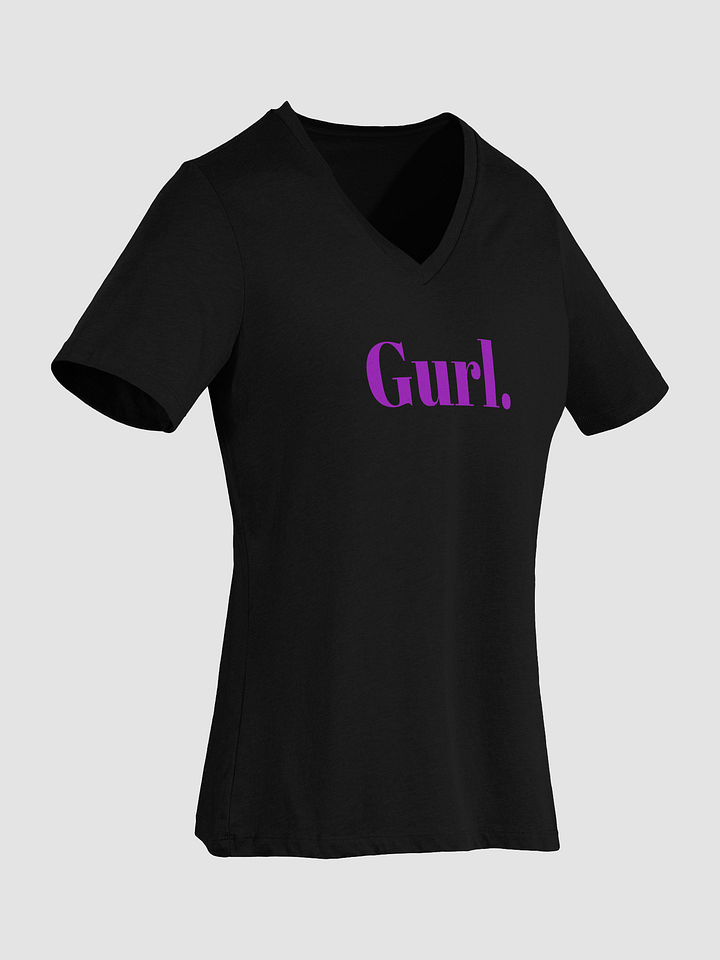 Gurl Relaxed V-Neck Tee - Lavender product image (2)