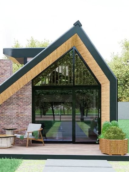 A Frame House 010 - Drawings\Blueprints CAD + PDF + 3D Model product image (2)
