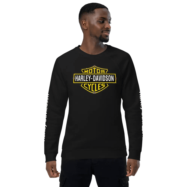 Harley-Davidson Logo Organic Raglan Sweatshirt product image (1)