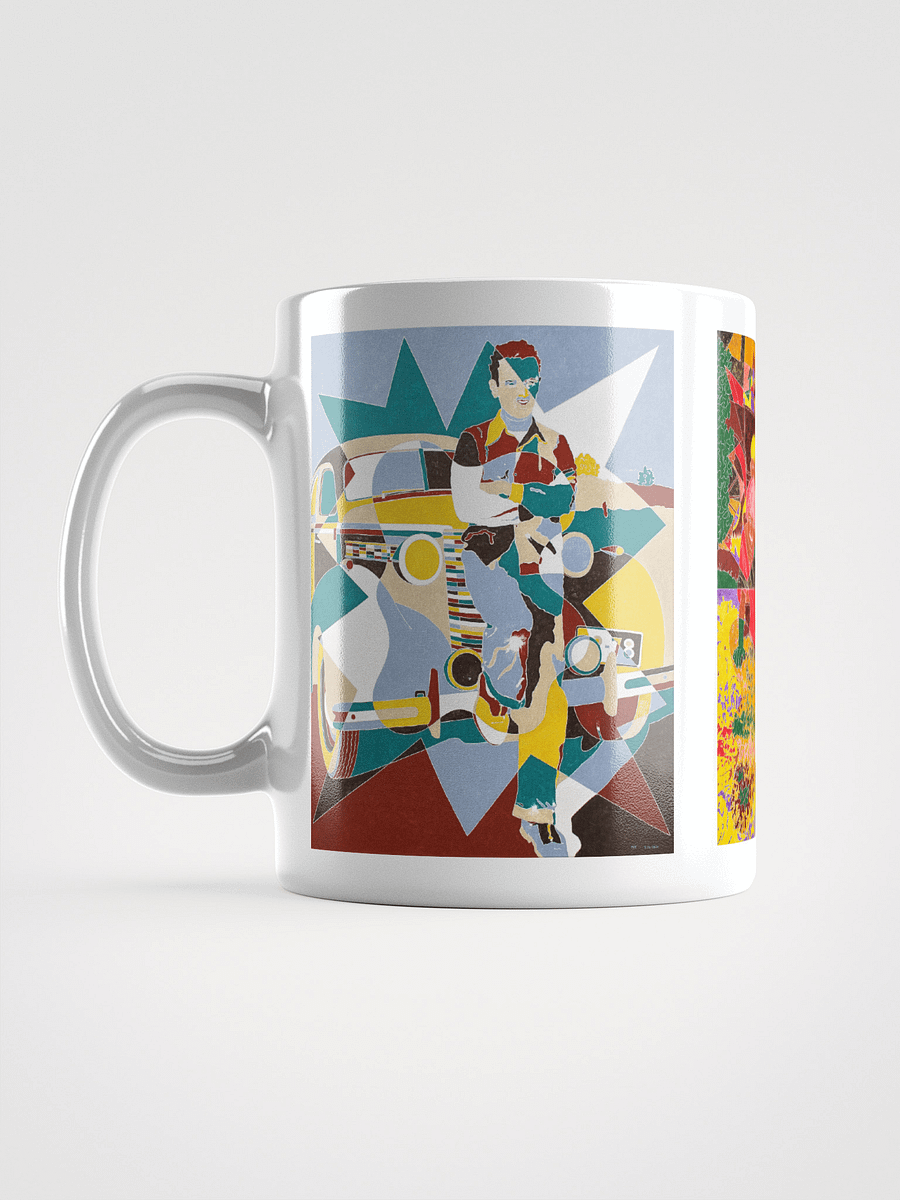 Three Masterwork Cars on White Glossy Mug product image (1)