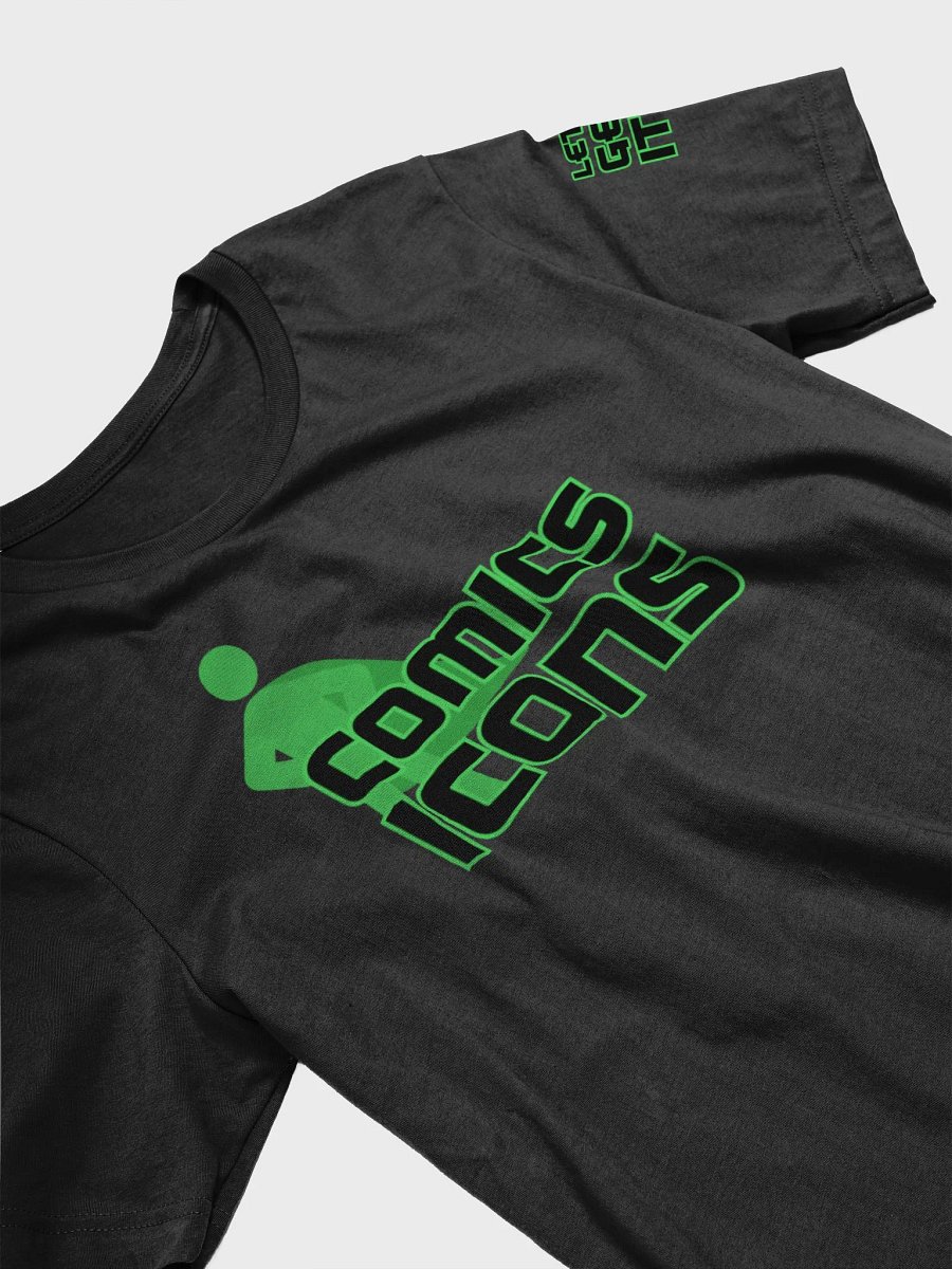 Comics Icons Black On Green Logo Tee product image (26)