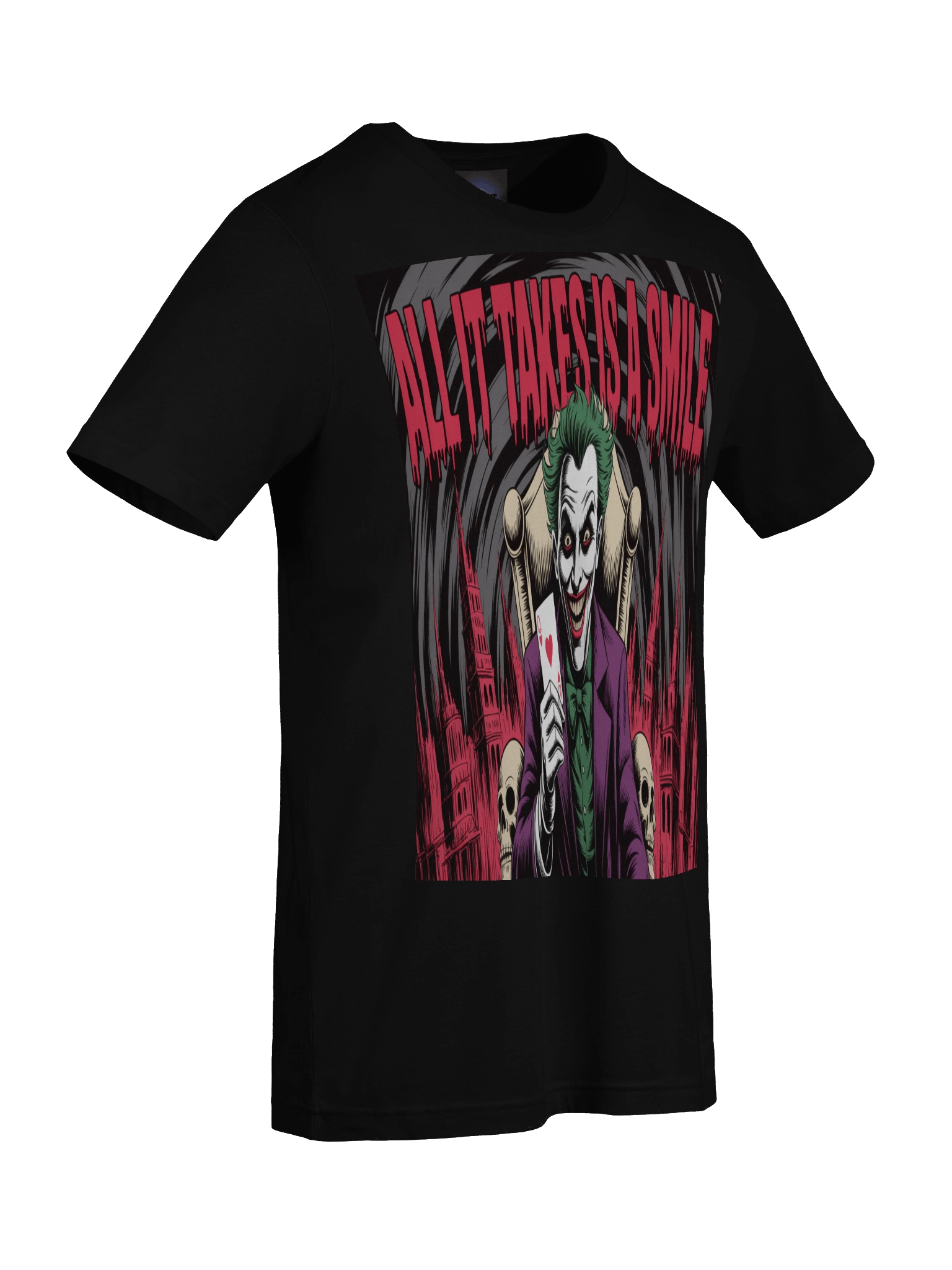 All It Takes is a Smile: Joker Throne of Eternal Grin T-Shirt product image (9)