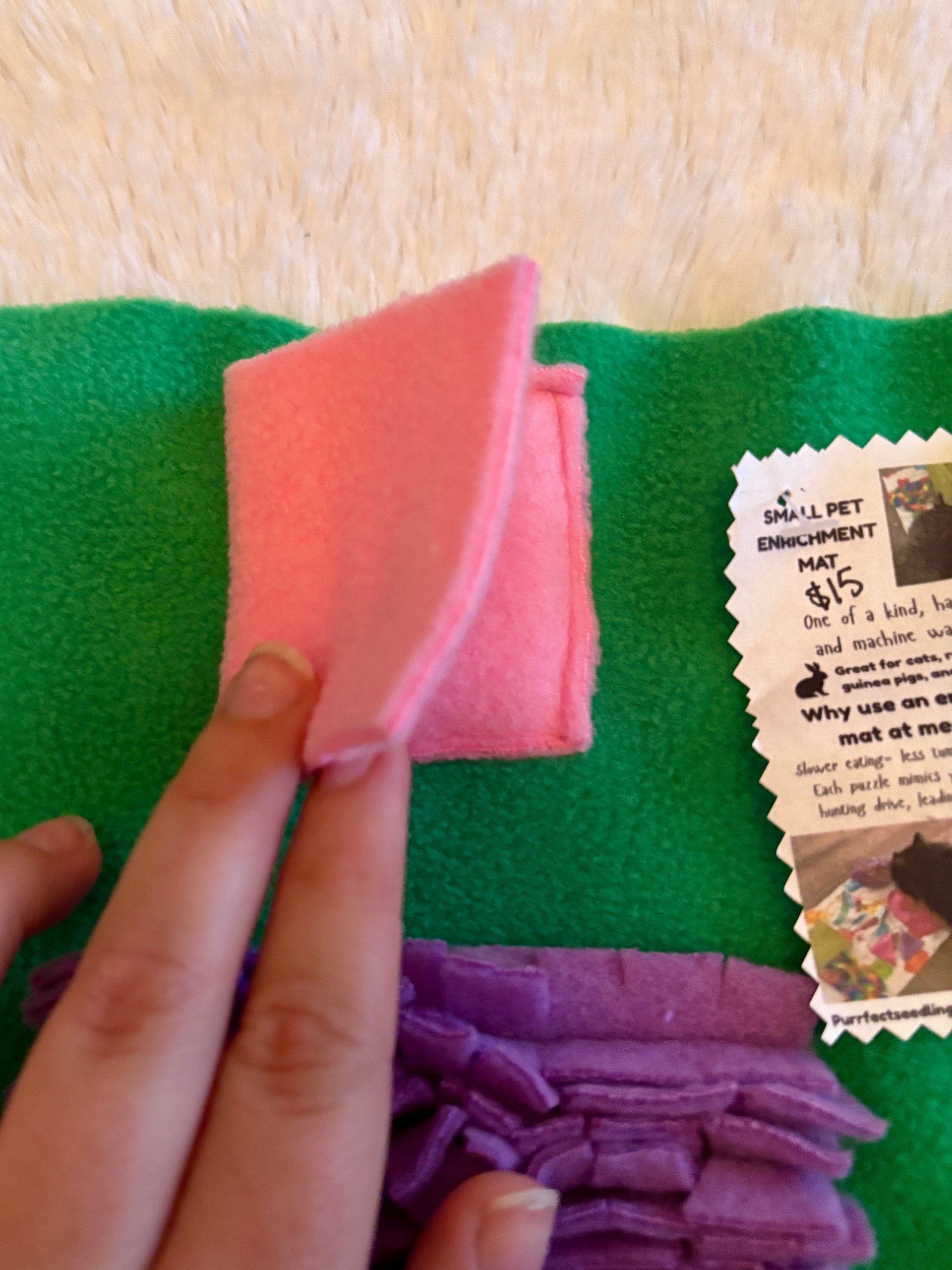 Small Pet Enrichment Mat (One of a Kind) product image (7)