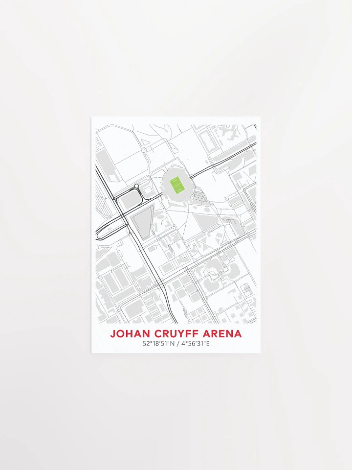 AFC Ajax Stadium Map Design Poster product image (2)
