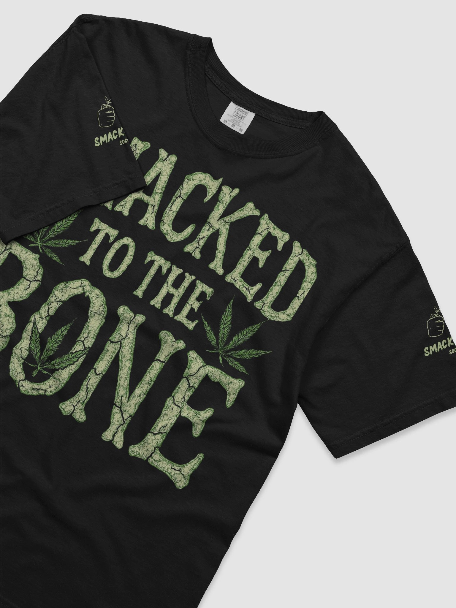 Smacked to the Bone – Halloween Skeleton Stoner Tee product image (15)