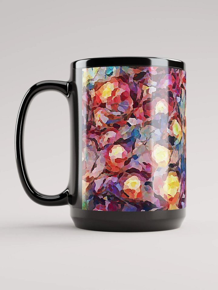 Abstract Graphic | Black Coffee Mug | Radiant Succulent product image (1)