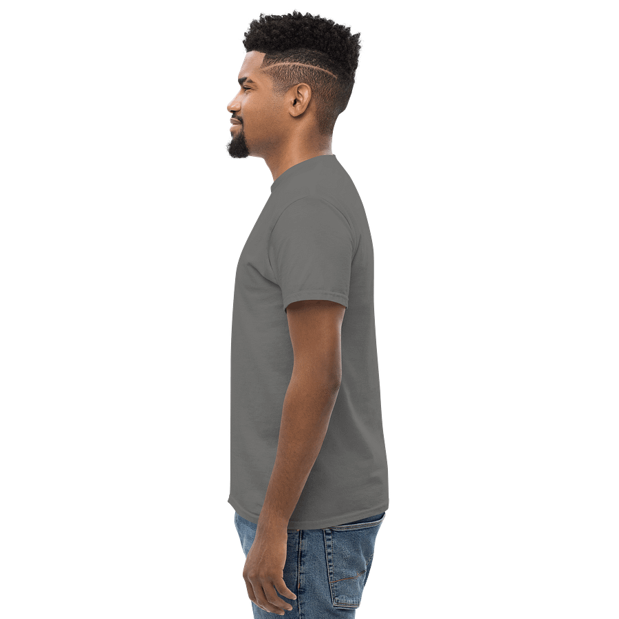 Front & Centre Headphones Embroidered Print Gildan Heavyweight T-Shirt product image (51)