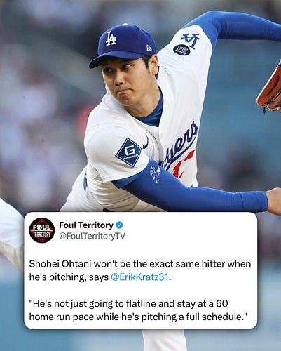 The Dodgers NEED Ohtani in October. Period.