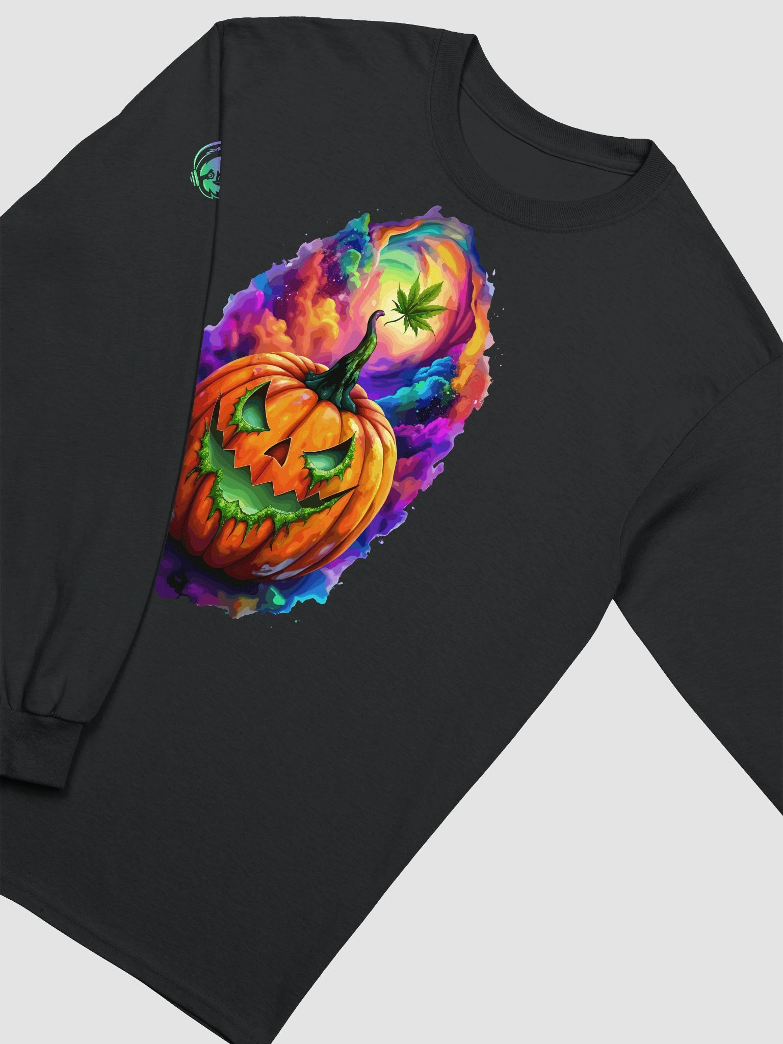 TRIPPY PUMPKIN LONG-SLEEVE T SHIRT product image (33)
