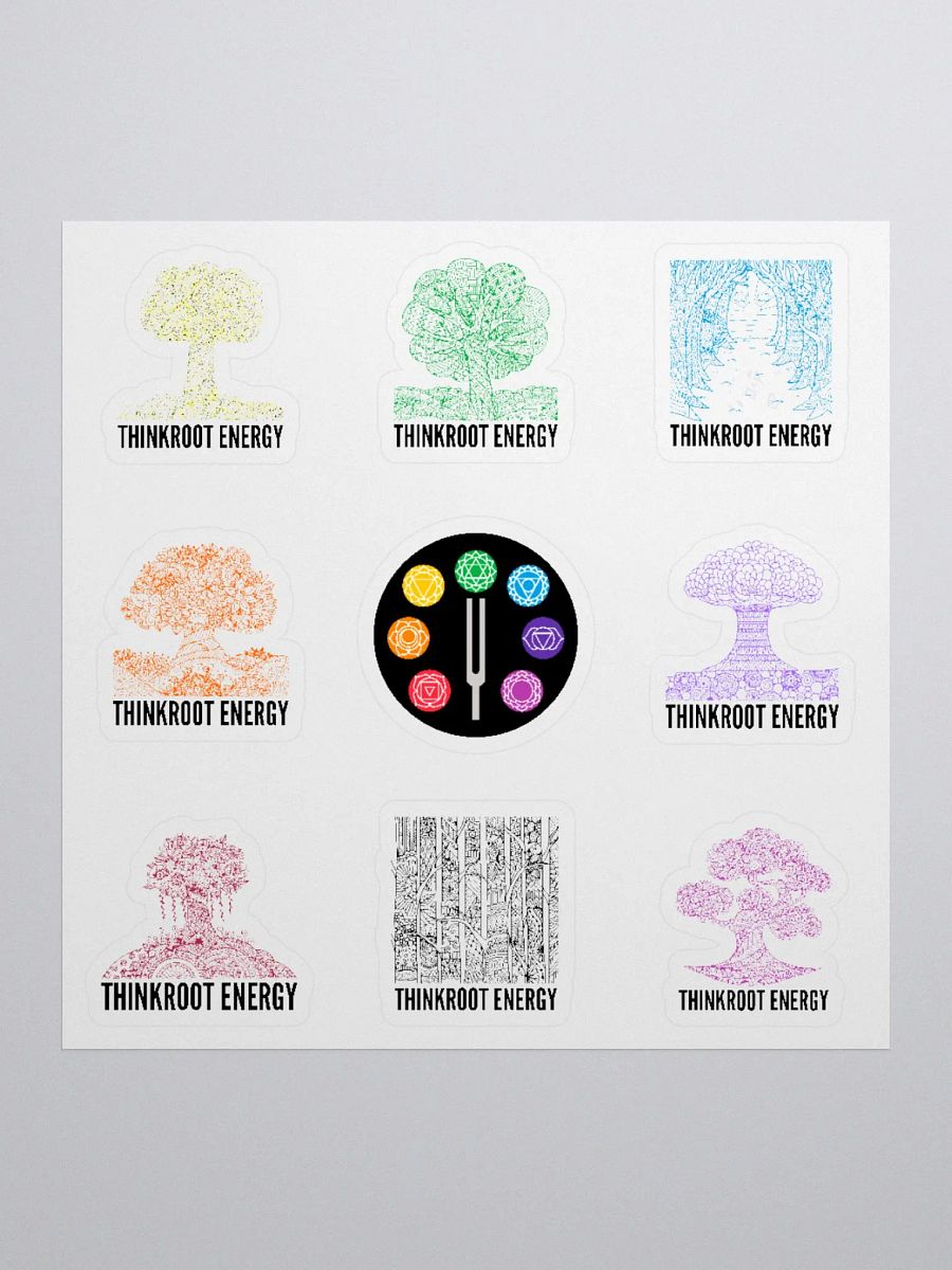 Chakra Tree Sticker Set product image (1)