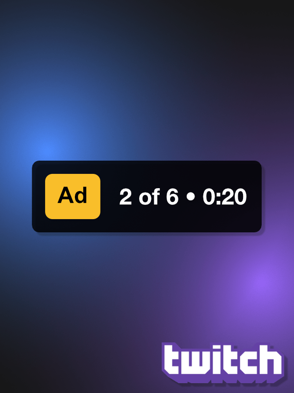 Twitch Ad Countdown Widget product image (1)