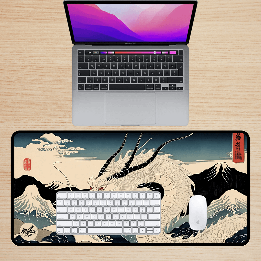 Ryoshin - Pure Serenity (Junpaku no Seijaku), Ancient Ryū Collection, Desk Mat product image (4)
