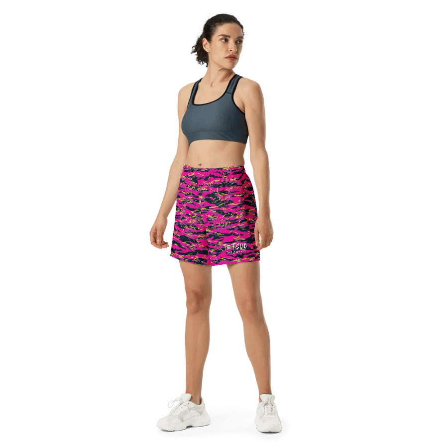 Pink Camo Athletic Shorts product image (1)