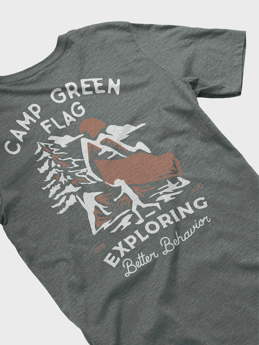 Camp Green Flag Silhouette Unisex Tee product image (7)