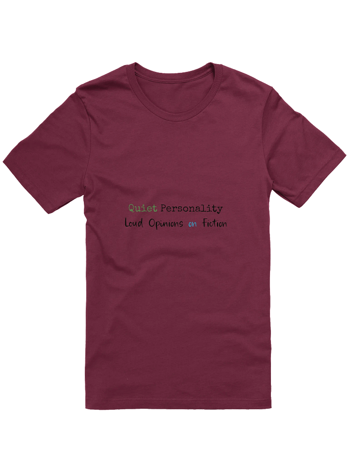 Quiet Personality Loud Opinions T-Shirt – Book Lover Gift – Literary Humor Tee – Introvert Reader Aesthetic product image (3)