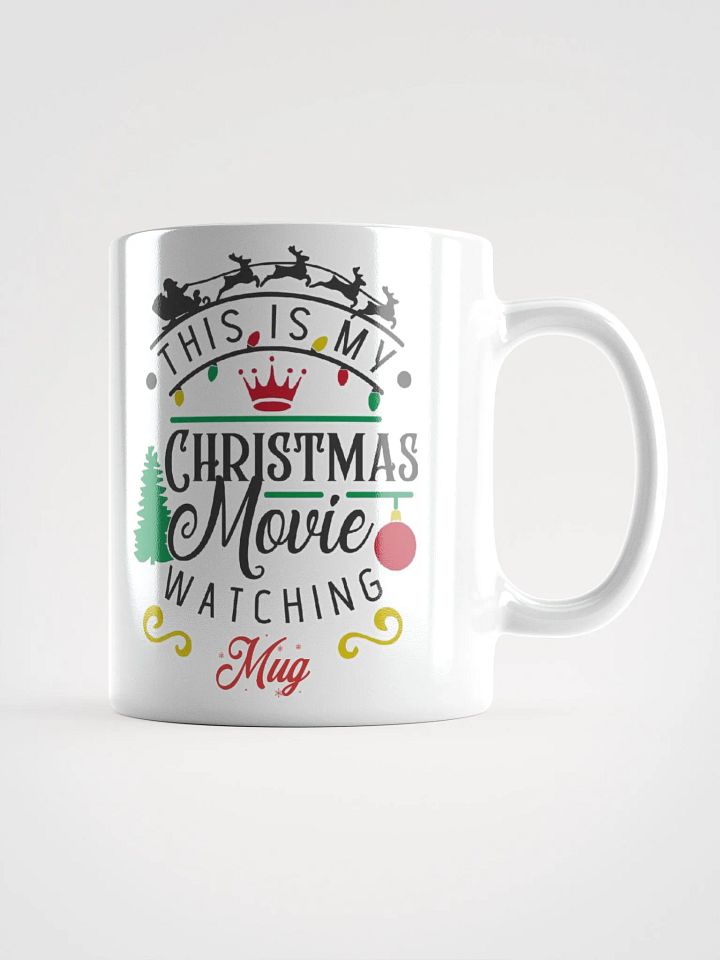 Cozy Up with Holiday Cheer: Festive Christmas Movie Watching Mug – Perfect for Sipping Hot Cocoa! product image (3)