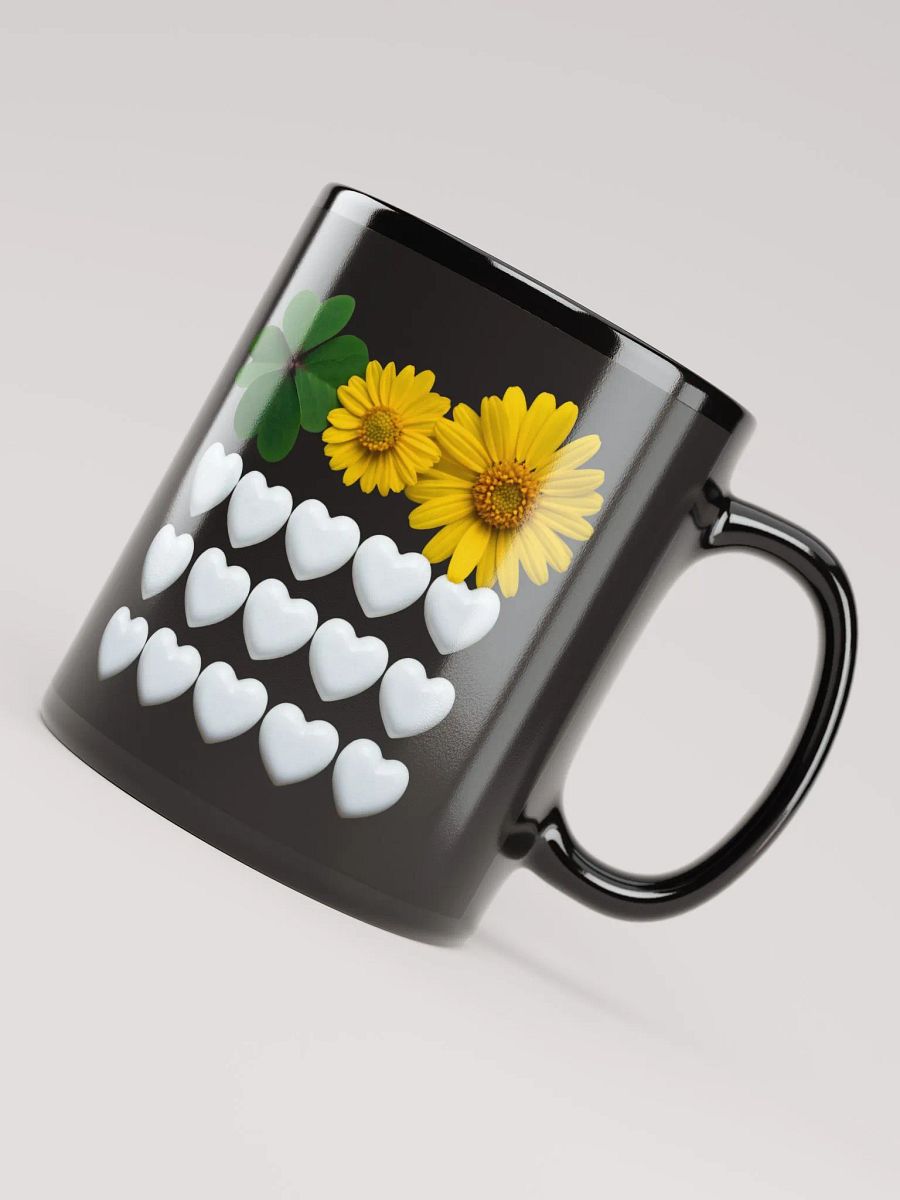 Lucky Hearts Black Mug product image (2)