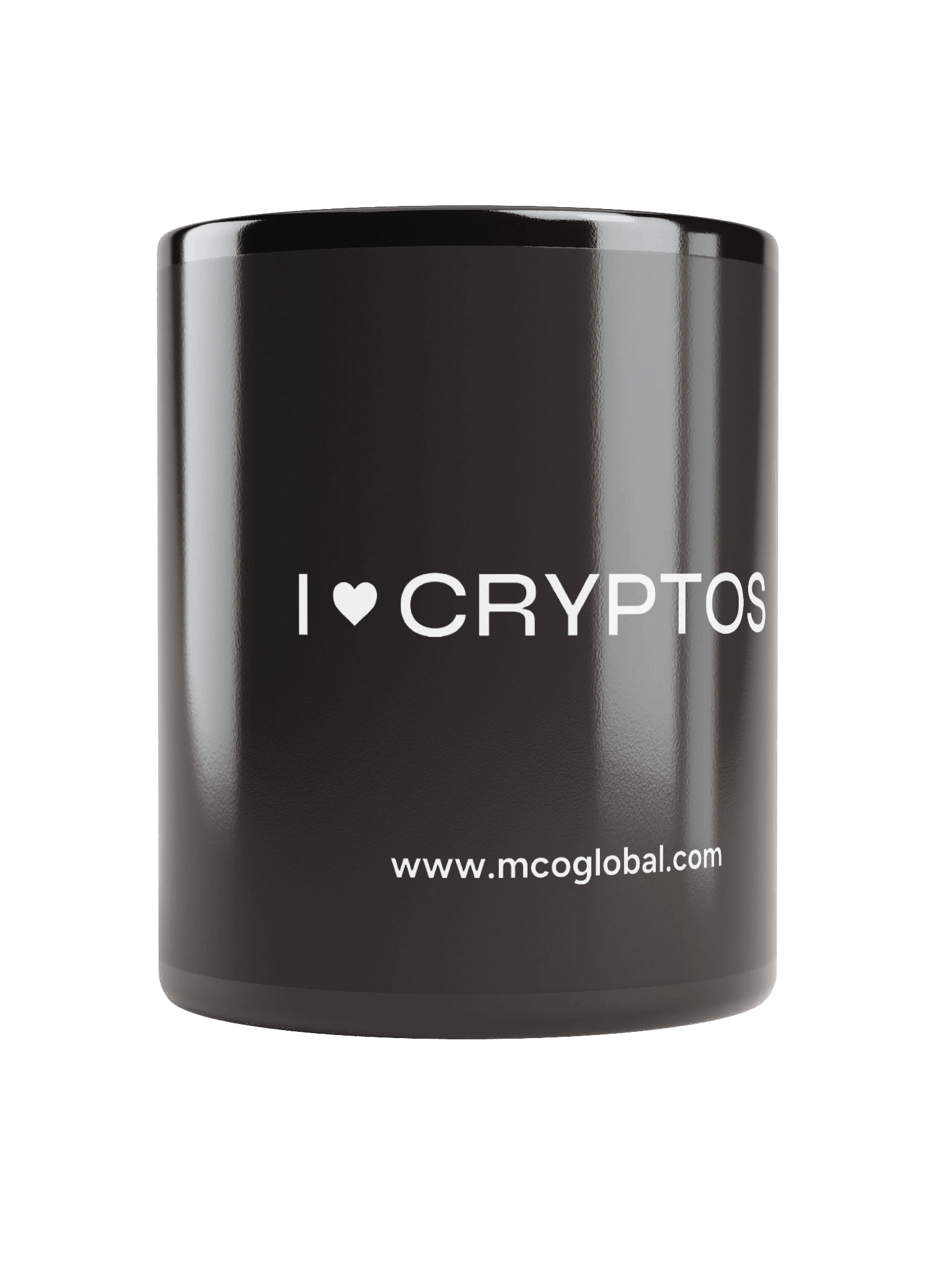 I Love Cryptos Black Mug product image (1)