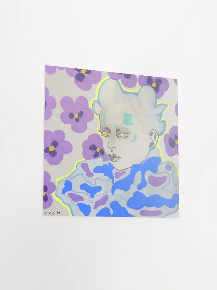 Flower Power Square Matte Print product image (11)