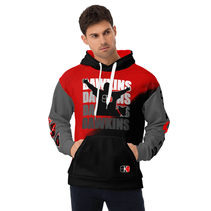 Dawkins Gray Stripe Hoodie 2 product image (1)
