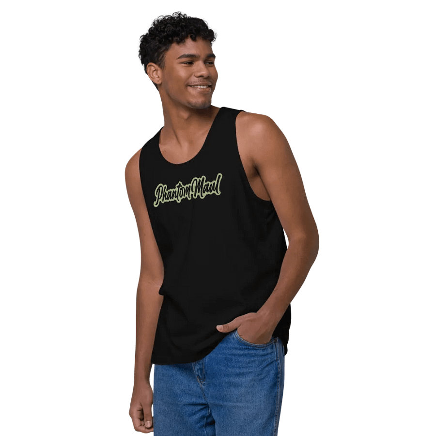 Kiwi Green 'PhantomMaul' Men's Tank Top product image (8)
