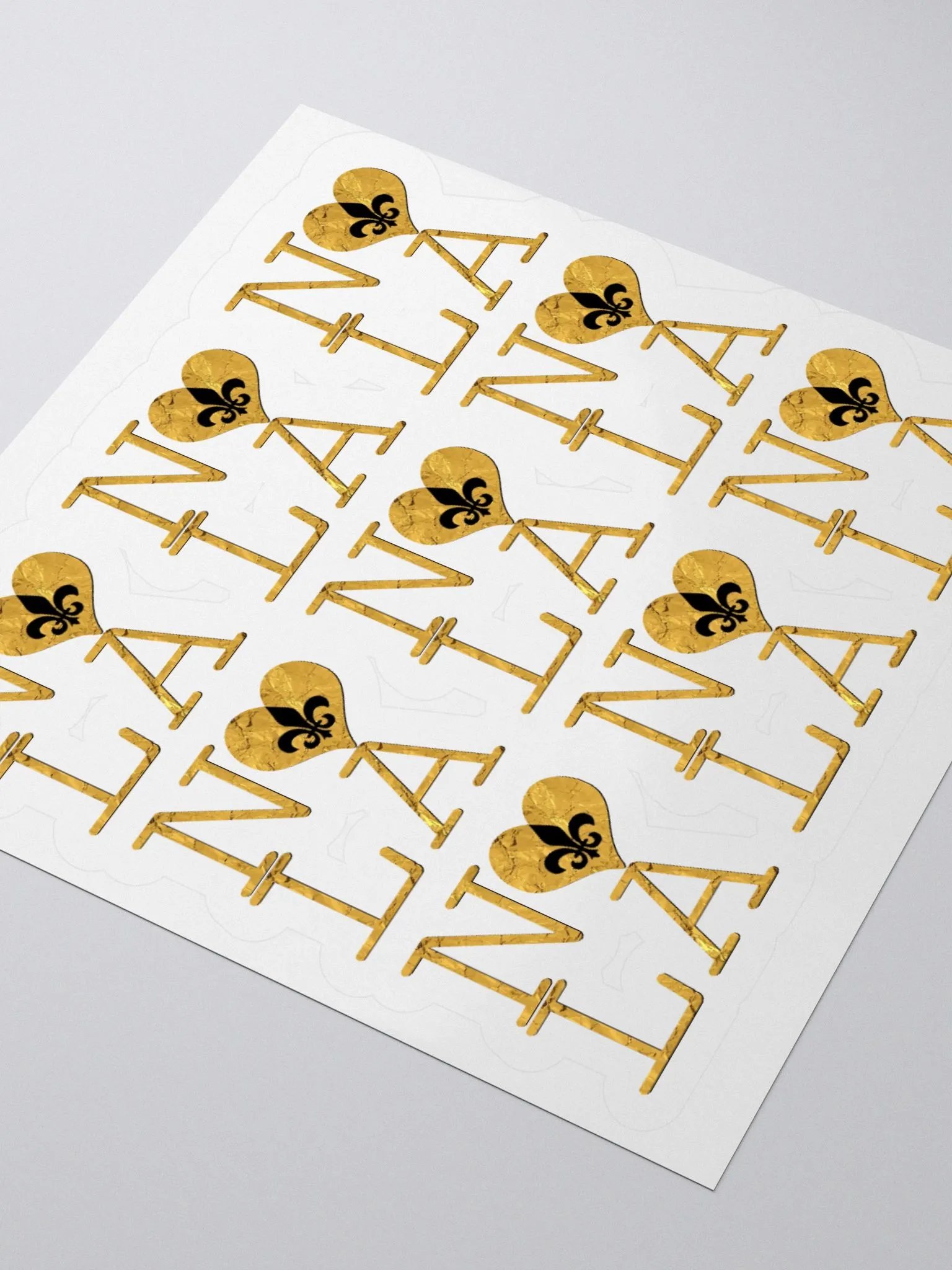 I LOVE NOLA **LEGACY STICKER** (GOLD WRAP FULL) product image (3)