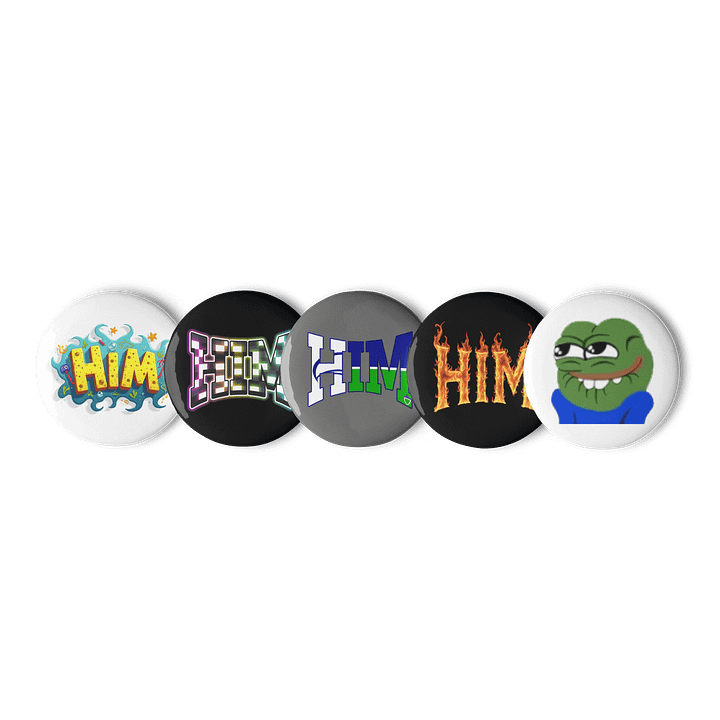 HIM Pin Buttons Set 1 product image (1)